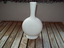 K&A Krautheim Selb Bavaria kleine Vase - teils Bisquitporzellan weiß-Sonnenblume