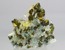 CHALKOPYRIT xx auf QUARZ xx