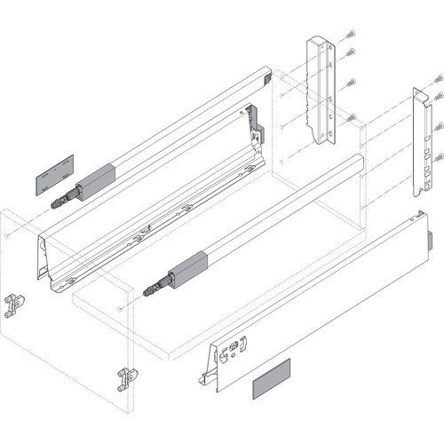 Blum frontauszug tandembox - frontauszug,