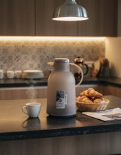 Emsa Samba Isolierkanne 1L | Thermoskanne Kaffeekanne | Quick-Press