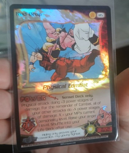 Dragonball red drop holo 115 - dragonball,