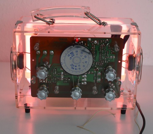 Rare 90er neon design radio - rare,