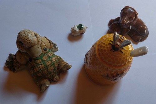 Vintage keramikfiguren set - vintage,