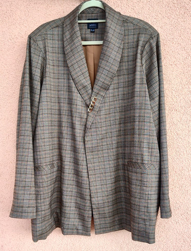 Damenblazer/Braun/Kariert/Mit