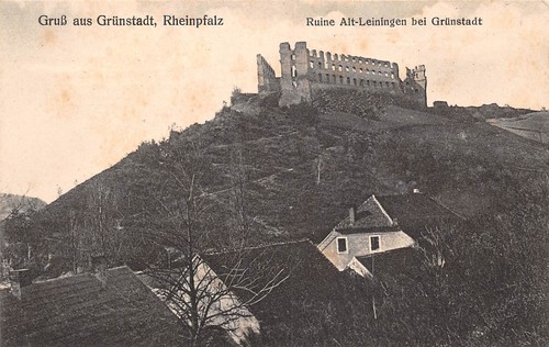 Grünstadt ruine alt leiningen - ruine, alt-leiningen
