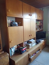 Anbauwand, Schrankwand, Holzfurnier,DDR,  Typ Warnow ,