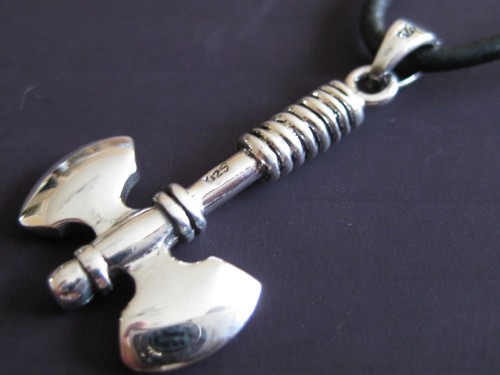 Axt doppelaxt 925 silber - ,