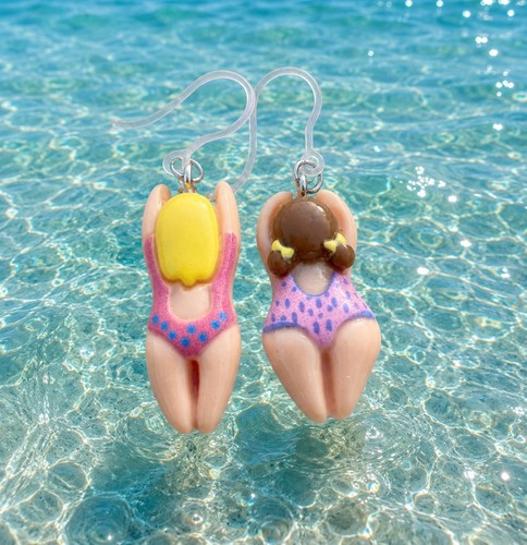 Lustige badefigur schwimmer - badefigur,