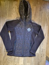 Felix Bühler Jacke GR XS Reitjacke Stepp Fleece Braun leichte Jacke Braun Grau