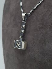 Thor Silber Hammer Wikinger Kette Thors Keltischer Schmuck 925 Silber Halskette