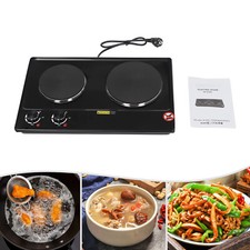 Doppelkopf-Elektroherd Tischplatte Elektrische Kochplatte Elektrischer Kochherd