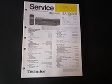 Original Service Manual Schaltplan Technics SA-EX300