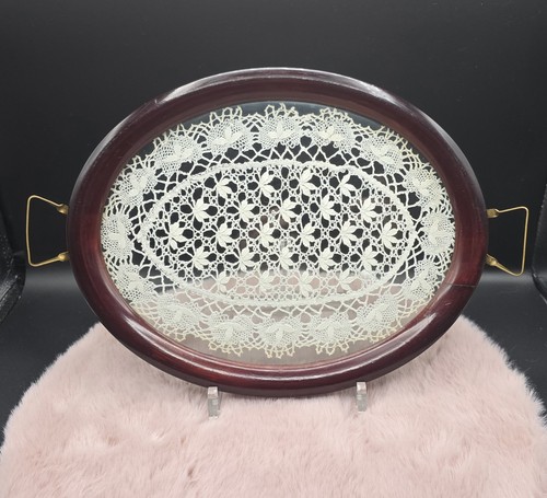 Vintage tablet mit spitze - (a1),