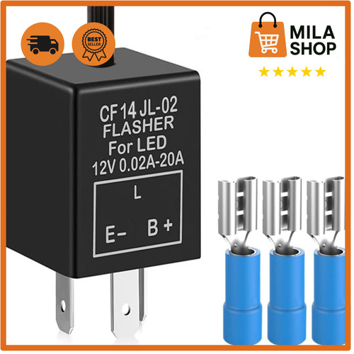 Blinkrelais polig led 12v - polig,