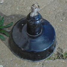 INDUSTRIE EMAILLE WANDLEUCHTE  FABRIKLAMPE AUSLEGERLAMPE Hoflampe Garten Lampe