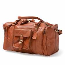 Herren Reise Fitnessstudio echtes Gepäck über Nacht Vintage Wochenende 30" Ta...