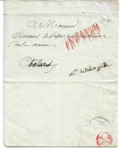 Paris 1809 ministere tresor - paris, du