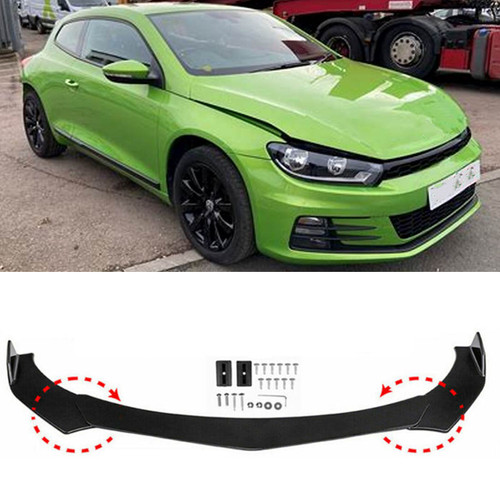 Glanz schwarz frontspoiler - de,