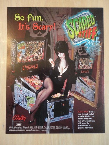 Scared stiff pinball machine - scared,