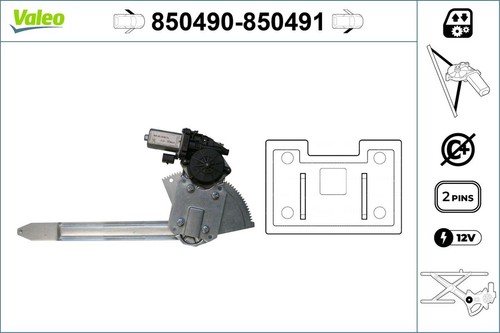 Valeo fensterheber 850490 für - fensterheber,