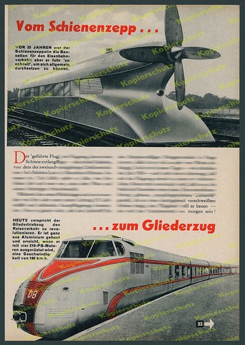 Bundesbahn gliederzug ft - gliederzug,