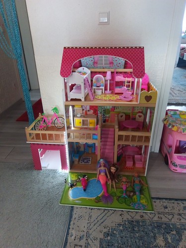 Kinderplay puppenhaus aus holz - kinderplay,