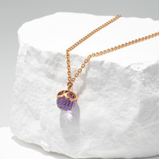 CHOPARD IMPERIAL AMETHYST ARMBAND 18K ROSÉGOLD 1.8CT CABOCHON DAMEN