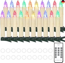 Bunt Weihnachtskerzen