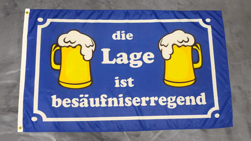 Fahne flagge bier die lage - bier,