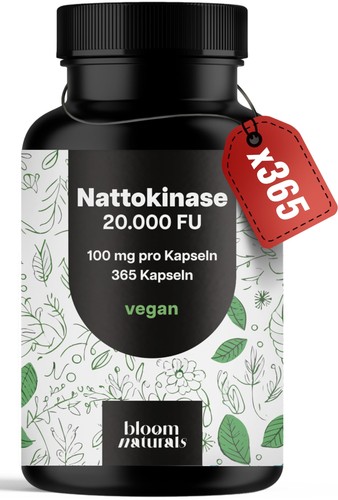 Nattokinase hochdosiert 365 - -,