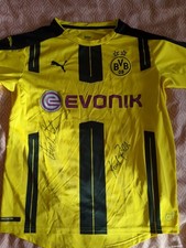 Trikot. Orginales Autogramm. BVB. M.Votava. K. H. Riedle. DFB. Puma. Kinder.152