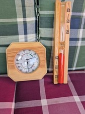 Saunazubehör, Sanduhr, Temperatur Messer