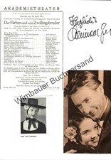 Original Autogramm Josef Meinrad (1913-1996) /// Autograph signiert signed signe