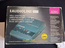 Audioline Voll-Digitaler Anrufbeantworter mit 2 Ansagemöglichkeiten komplett
