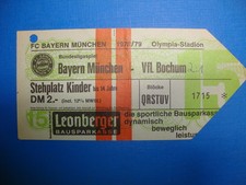 78/79 Ticket FC Bayern