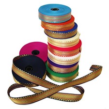 Borte 1M Sariborte Orient Bordüre lfm 28 mm Band Webband Zierband Nähen 2,8