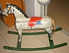 altes Kinder Schaukelpferd Holzpferd Pferd Holz 80 L X 30 B X 60 H – Weihnachtsd