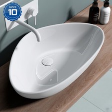 Waschbecken Keramik Aufsatzwaschbecken Badezimmer Waschschale Bad Waschtisch NEU