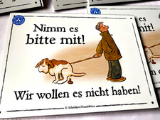 Aluminiumschild Schilderhund