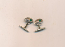 Manschettenknöpfe Jugendstil Silber