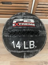 Medizinball Fitnessball Schwarz PB Extreme Soft Elite 14 Ibs 6,4 kg Gym NP 99,-€
