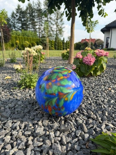 Gartenkugel blau 25cm - blau,