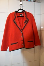 Sehr schöne rote Trachtenjacke Münchner Stickmoden in Gr. 42