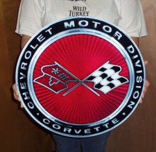 Corvette C3 Crossed Flag