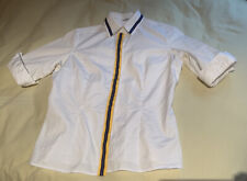 Taillierte Van Laack: Lufthansa BLUSE, Kurzarm, 36/38, Top Passform, Klassisch