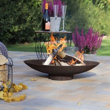 Cortenstahl Feuerschale rund