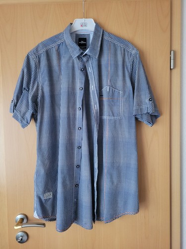Hemd blau kariert - hemd, xl