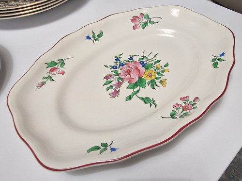 Luneville floral ovale - luneville,