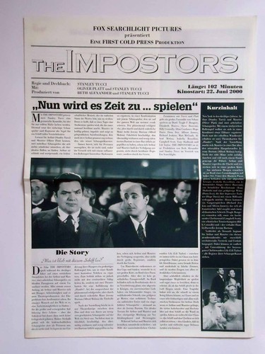 The impostors stanley tucci - stanley,