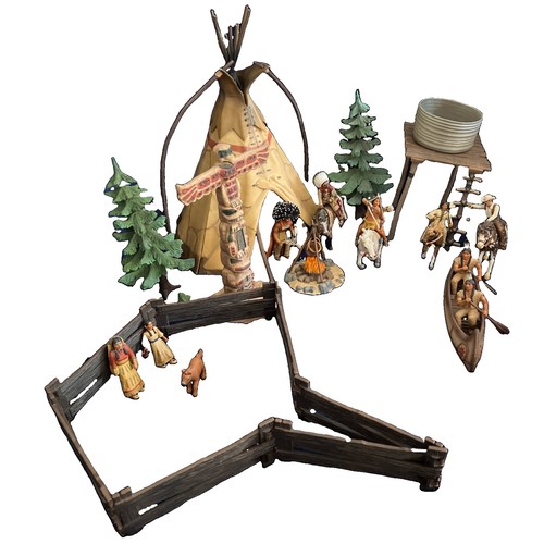 Schleich indianer konvolut - indianer,
